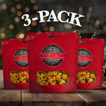 4 oz - 3 pack - ($18) Caramel Corn