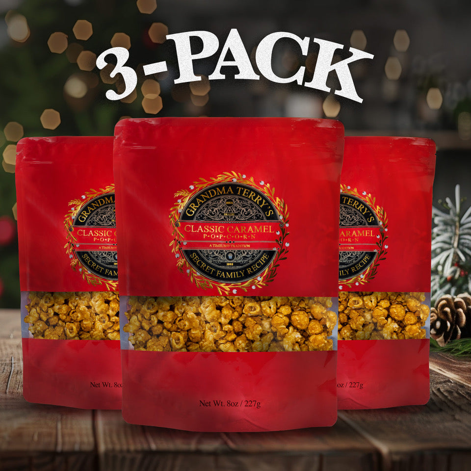 8oz - 3 Pack - ($36) Classic Caramel Corn